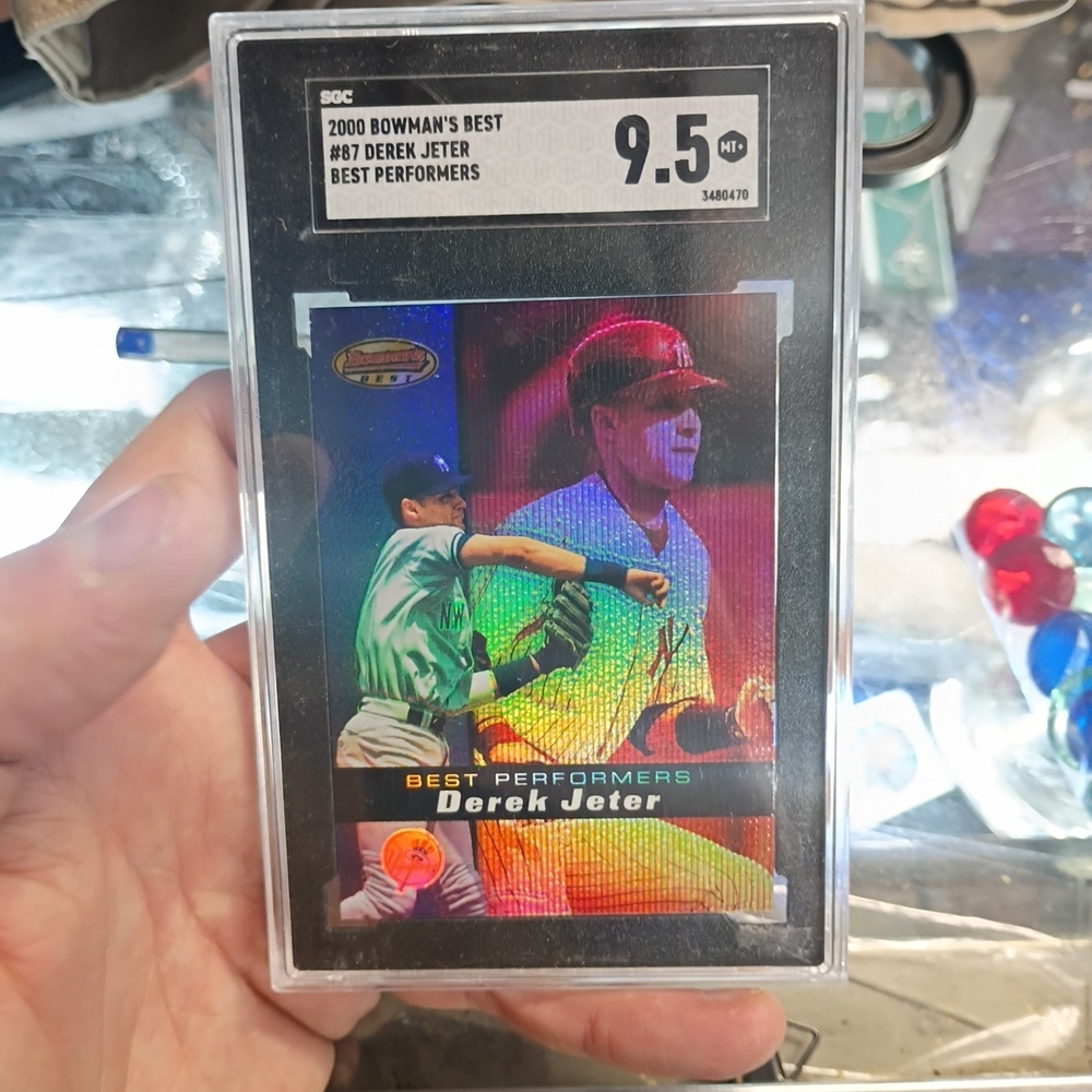 Bowman's Best Derek Jeter Baseball Card SGC 9.5 POP 1